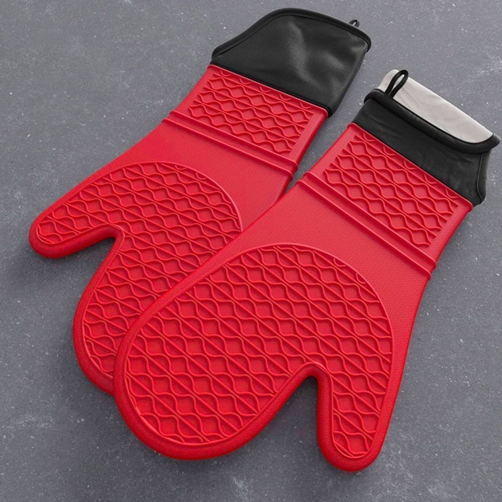 Cooking Extra Long Oven Mitts